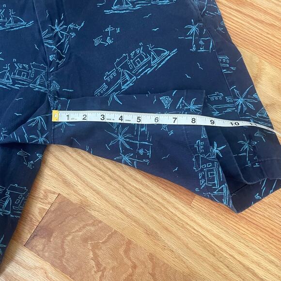 J.CREW SHORTS stretch -palm tree vacation size 35 inseam 9 - Picture 5 of 8